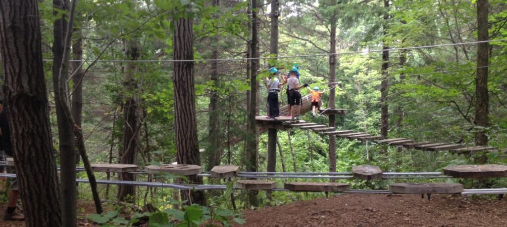 Hébertisme aérien à&nbsp;Sarbayä