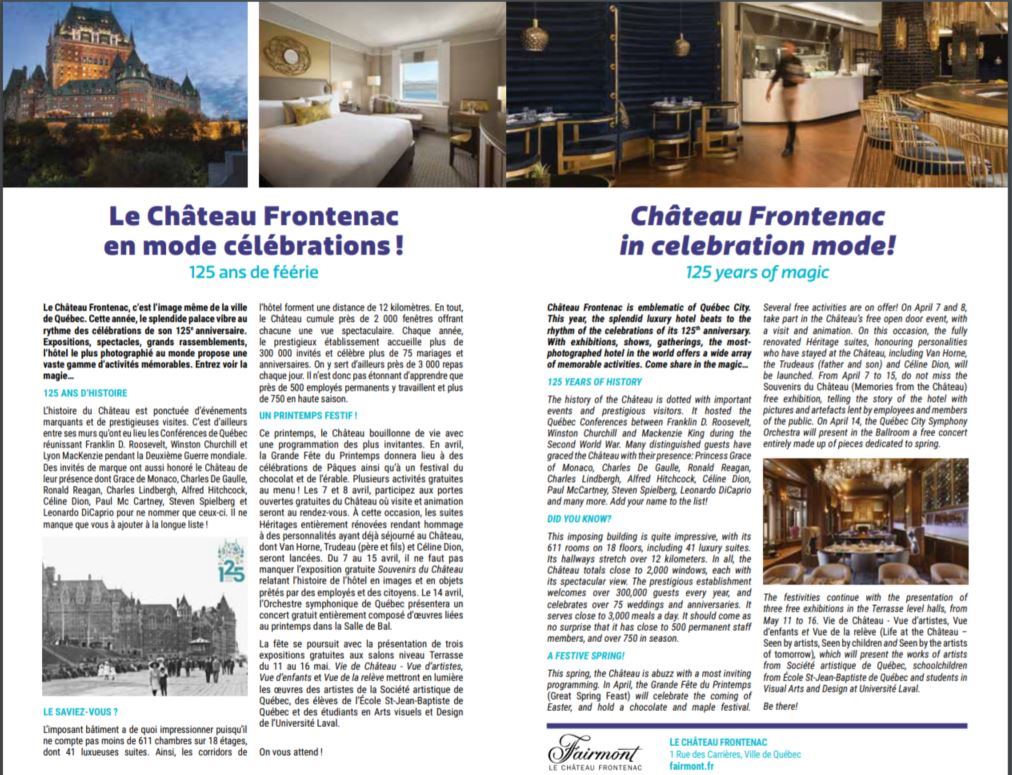 Voila Quebec- Chateau Frontenac